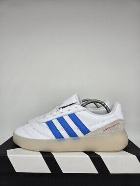 adidas Women's Barreda Mundial HQ2355 White Lucid Ray Blue Shoes Size 11
